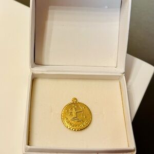 3/$30 Sagittarius Zodiac Pendant - gold tone
